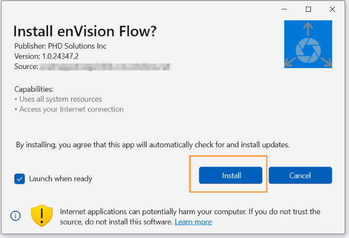 enVisionFlow Install