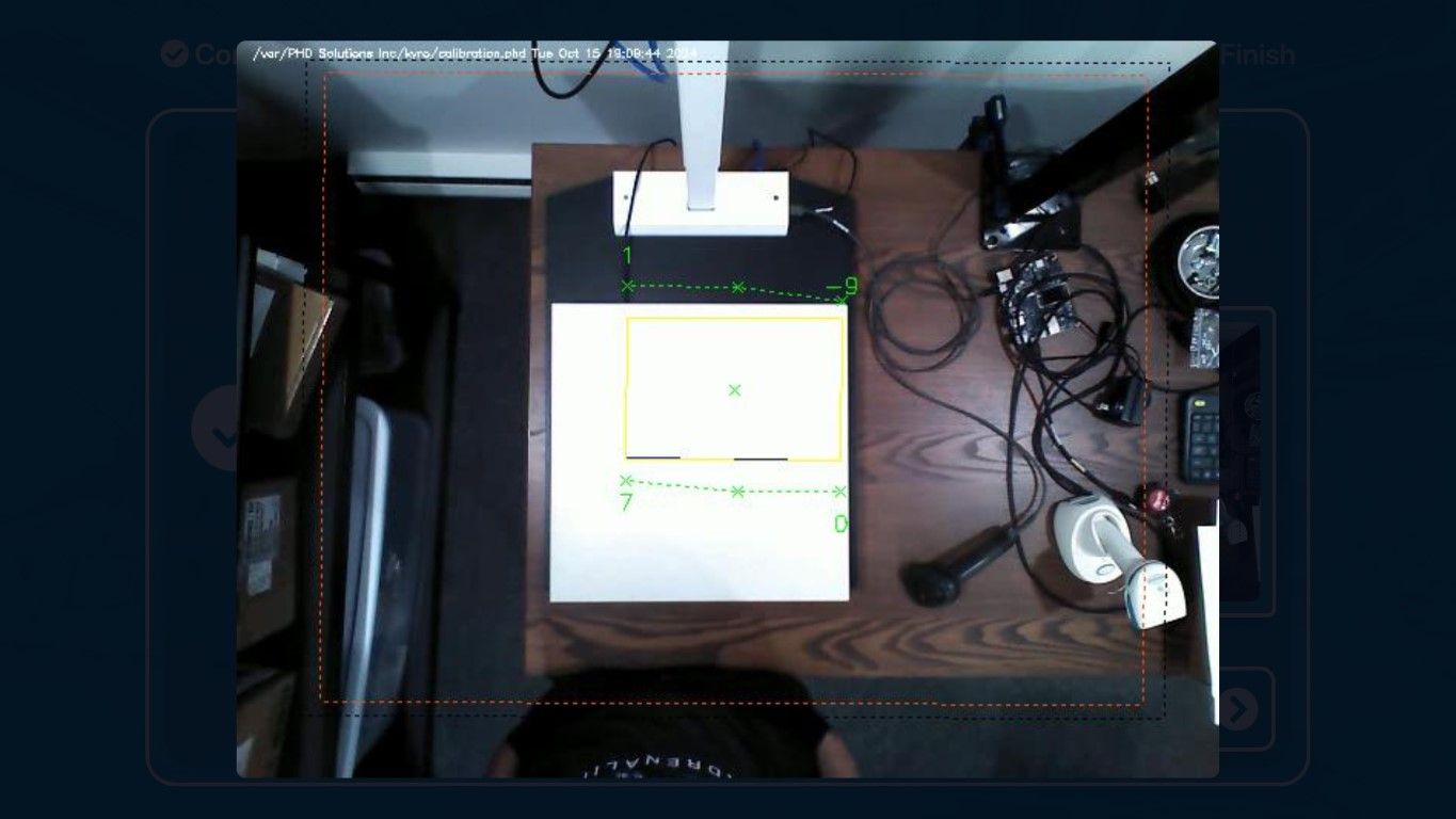 Calibration Complete Modal View