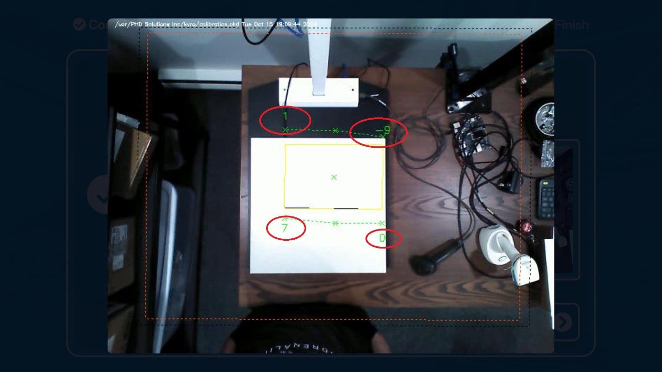 Calibration Complete Modal View With Details
