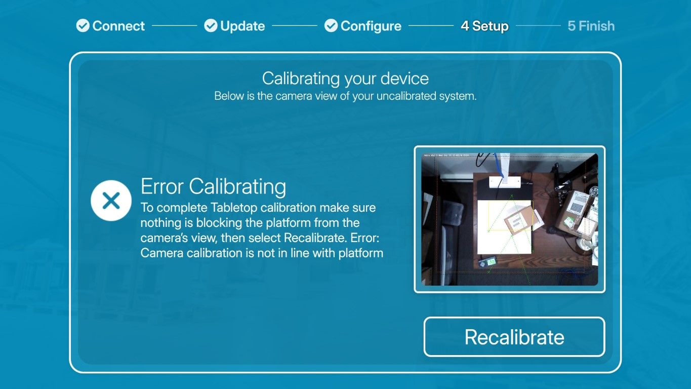 Calibration Error View