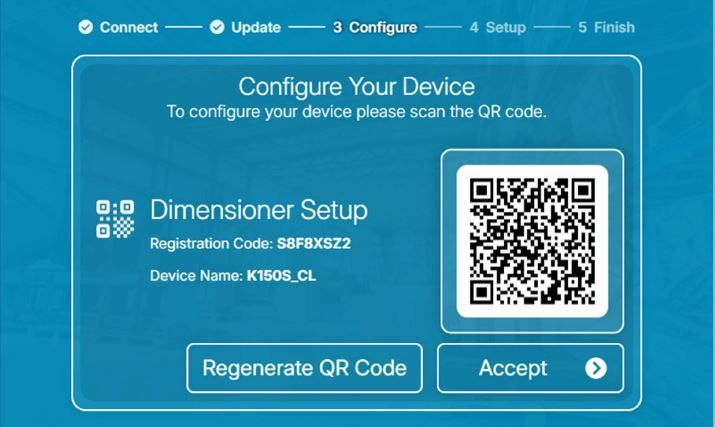 Configure Your Device Screen