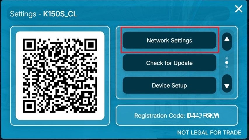 Network Settings Access