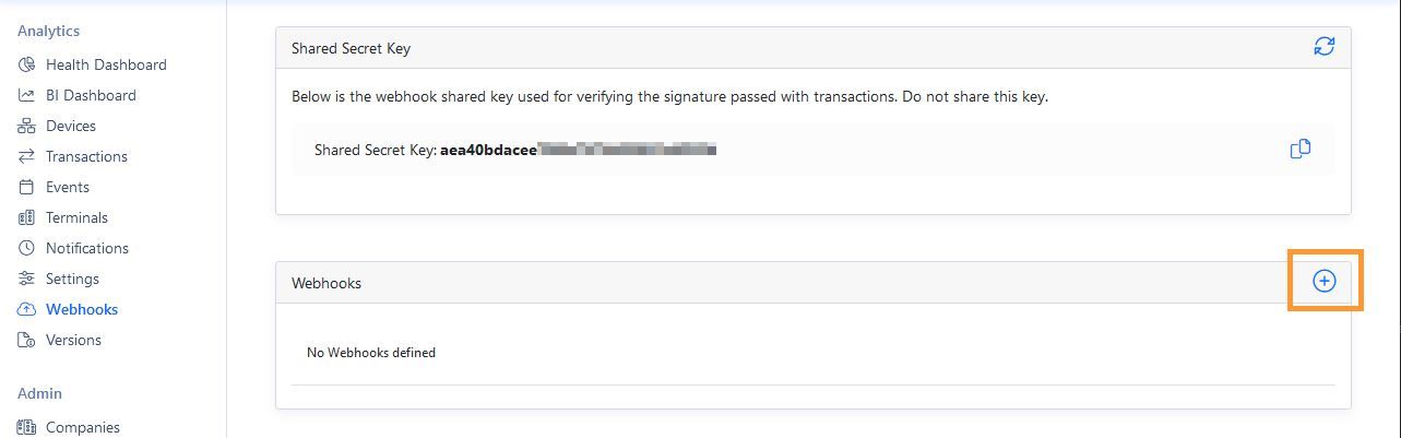 Add Webhook